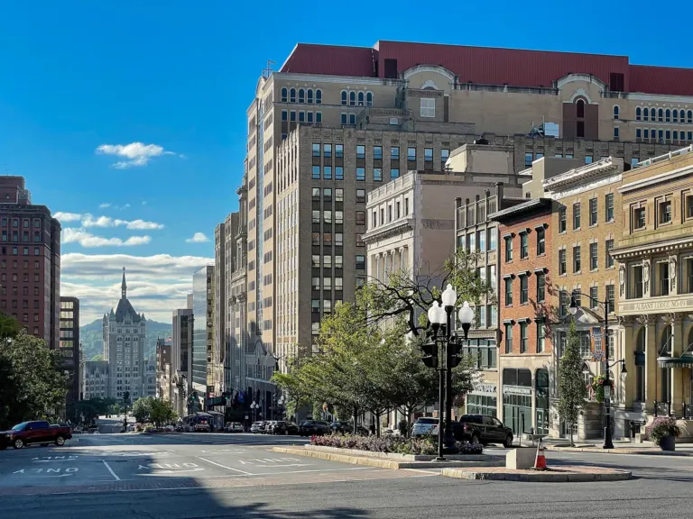 State Street in downtown Albany, New York