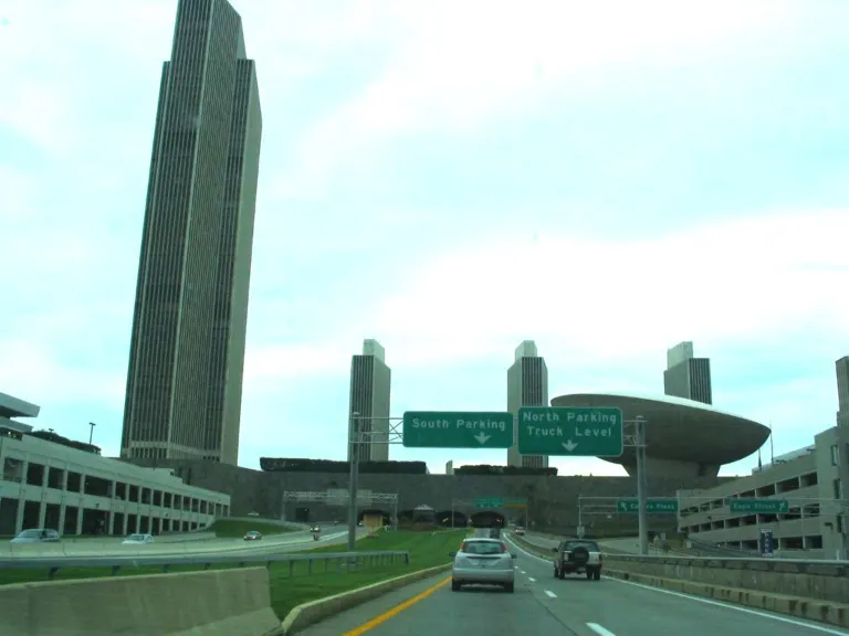The Empire State Plaza and Erastus Corning Tower in Albany