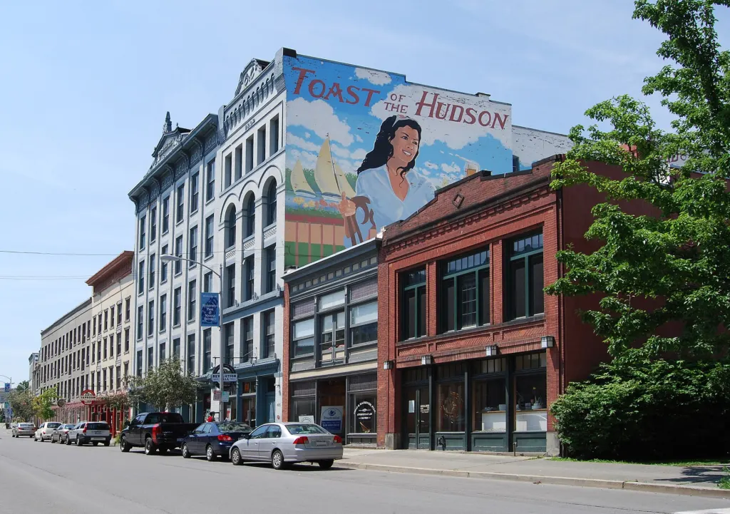 River Street in downtown Troy